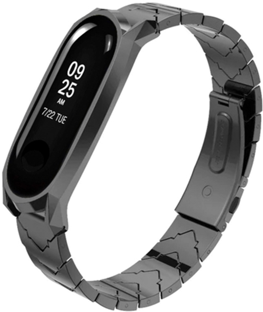 Xiaomi Mi Band Mijobs Metal V Shape Black Mj Vms B