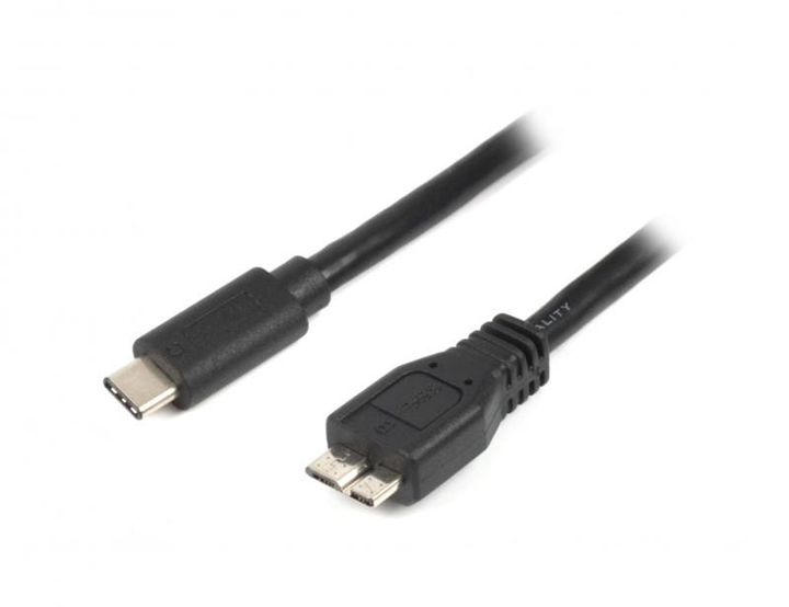 Кабель Cablexpert USB Type C micro USB Type B M M 1 м чорний CCP