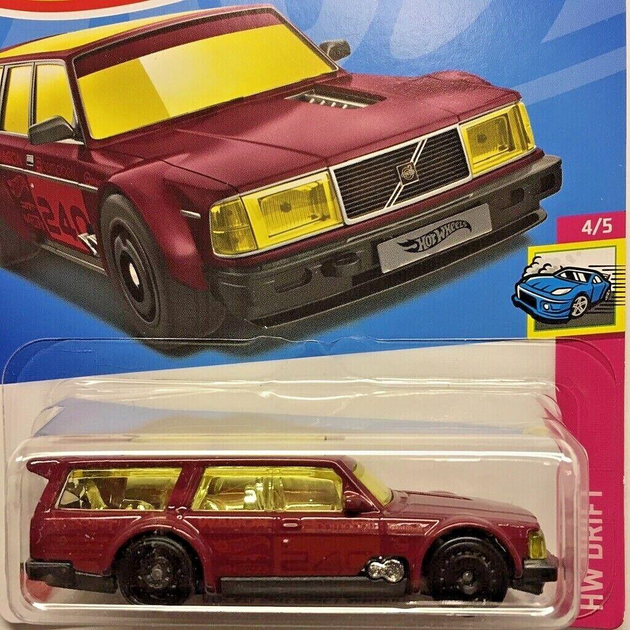 Машинка Хот Вилс 1 64 Volvo 240 Drift Wagon коллекция HW Drift Hot