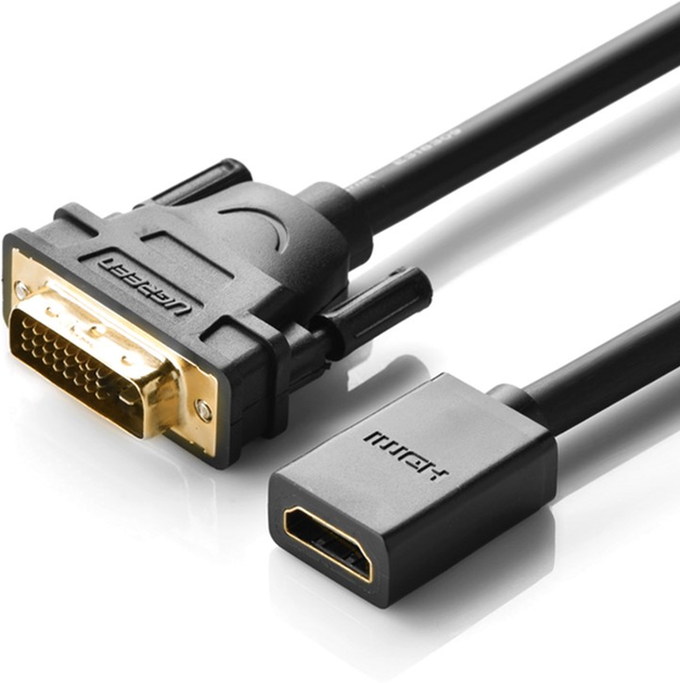 Ugreen Dvi Male To Hdmi Female Adapter Cable Black Ugr