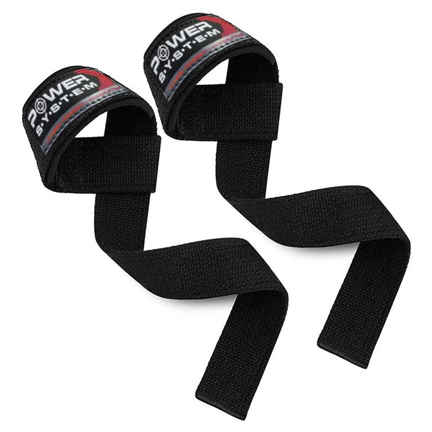 Лямки для тяги Power System PS 3400 Power Straps Black Red фото