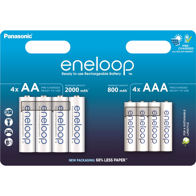 Panasonic Aa Eneloop Mah Ni Mh Aaa Mah Ni Mh