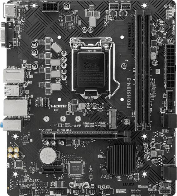 Msi Pro H M B Pro H M B Socket Intel