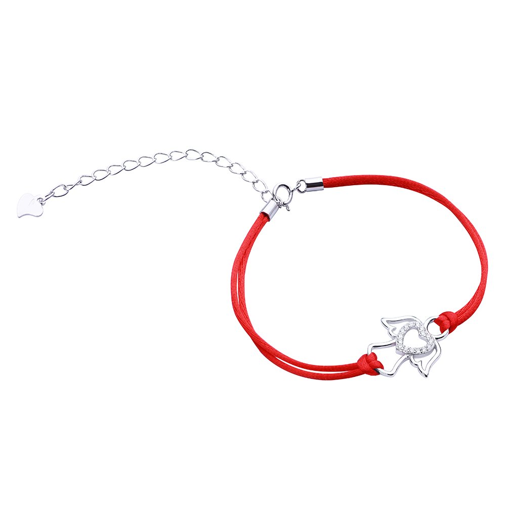 Серебряный браслет (красная нить) Silvex925 15+5 ±2 см с фианитом (вес 2.1 г) модели Б2КФ/903
Серебряный браслет (красная нить) Silvex925 15+5 ±2 см с фианитом (вес 2.1 г) модели Б2КФ/903