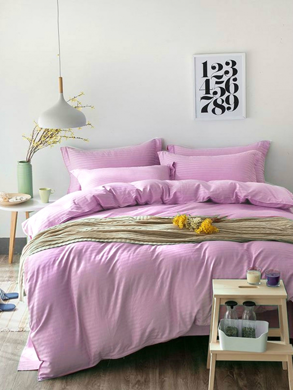 Комплект постельного белья Komfort-tekstil Сатин Stripe PINK ROSE 1/1см (Двуспальный на резинке)
Комплект постельного белья Komfort-tekstil Сатин Stripe PINK ROSE 1/1см (Двуспальный на резинке)