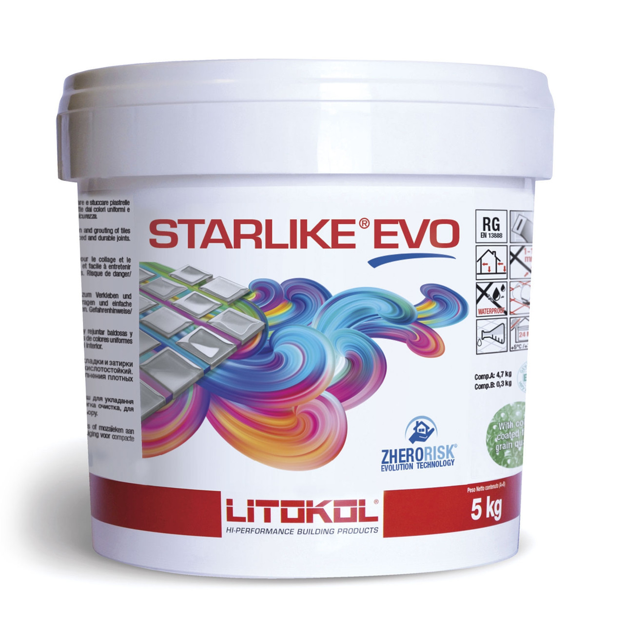 Затирка эпоксидная Litokol Starlike EVO 215, 5 кг для швов плитки, мозаики(classic warm)
Затирка эпоксидная Litokol Starlike EVO 215, 5 кг для швов плитки, мозаики(classic warm)