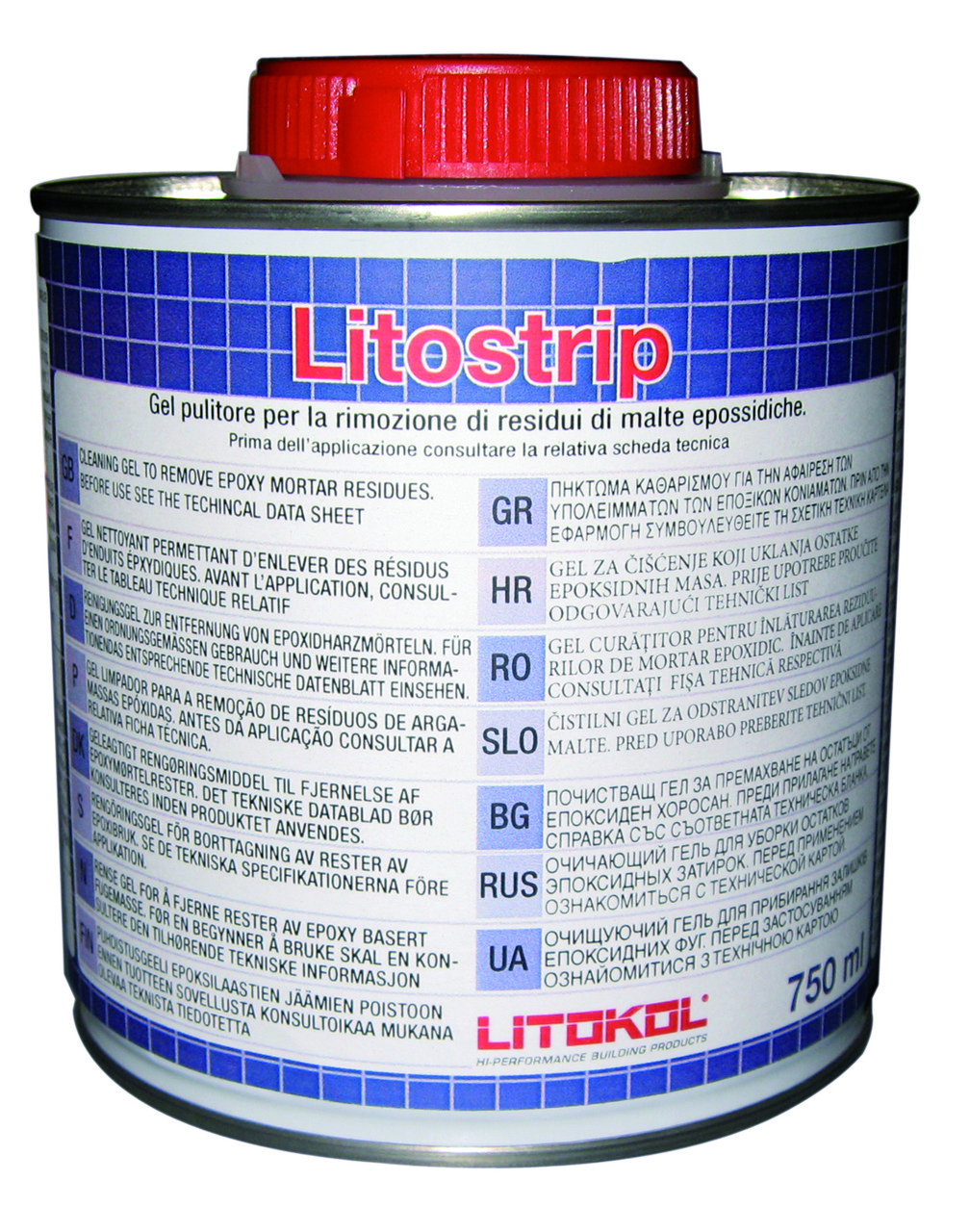 Смывка затвердевших остатков эпоксидных затирок Litokol Litostrip(литокол литострип) 0,75 л
Смывка затвердевших остатков эпоксидных затирок Litokol Litostrip(литокол литострип) 0,75 л