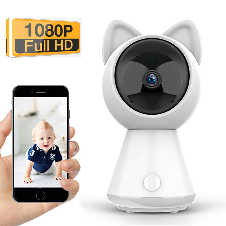 Беспроводная поворотная видеоняня Kitty 1080P FullHD 2MP WIFI с автослежением, звуком и датчиком движения
Беспроводная поворотная видеоняня Kitty 1080P FullHD 2MP WIFI с автослежением, звуком и датчиком движения