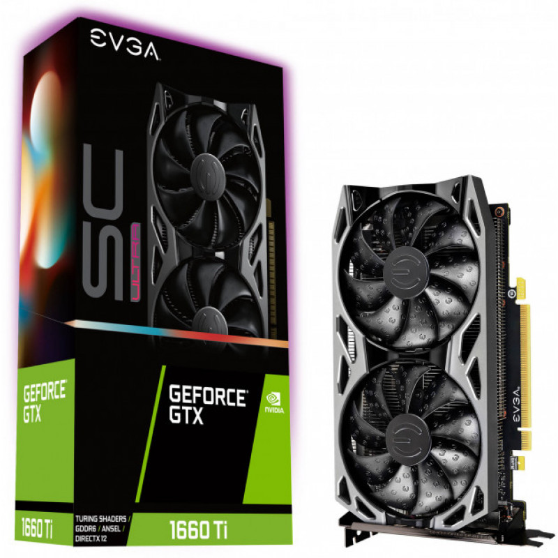 Видеокарта EVGA PCI_Ex GeForce GTX 1660 Ti SC Ultra Gaming 6GB GDDR6 (192bit)(06G_P4_1667_KR)
Видеокарта EVGA PCI_Ex GeForce GTX 1660 Ti SC Ultra Gaming 6GB GDDR6 (192bit)(06G_P4_1667_KR)