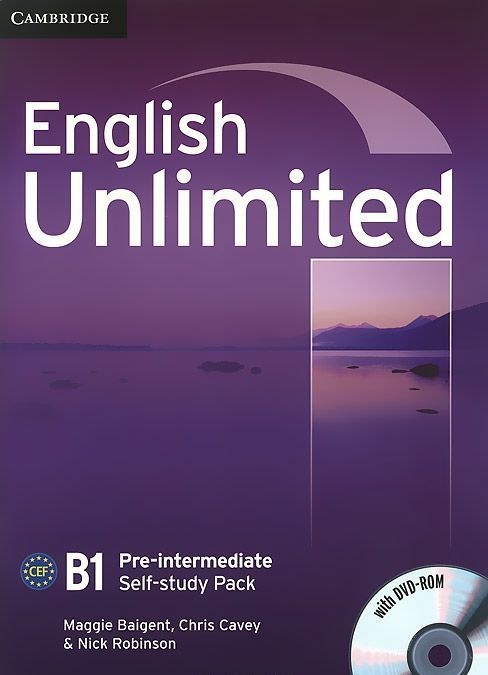 English Unlimited Pre-intermediate. Self-study Pack (Workbook with DVD-ROM)
English Unlimited Pre-intermediate. Self-study Pack (Workbook with DVD-ROM)