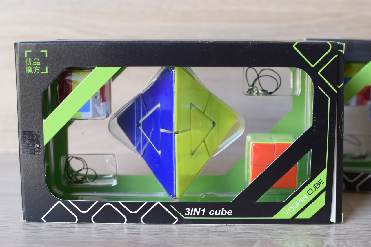 Набір Піраміда Youpin Meffert's Pyraminx Duo Дуель головоломка, 2 брелки,в подарунковій коробці
Набір Піраміда Youpin Meffert's Pyraminx Duo Дуель головоломка, 2 брелки,в подарунковій коробці