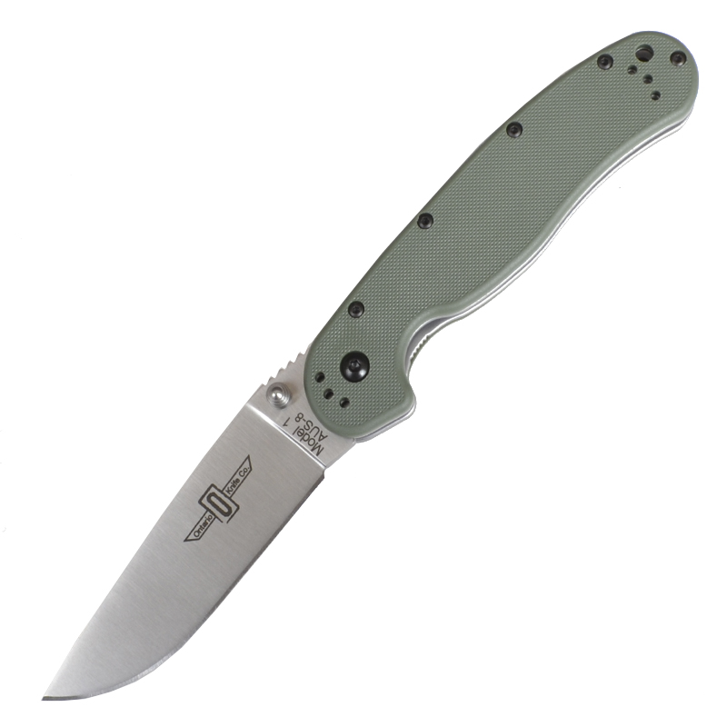 Нож складной Ontario RAT-1 (длина: 219мм, лезвие: 84мм, сатин), olive drab 8848OD
Нож складной Ontario RAT-1 (длина: 219мм, лезвие: 84мм, сатин), olive drab 8848OD