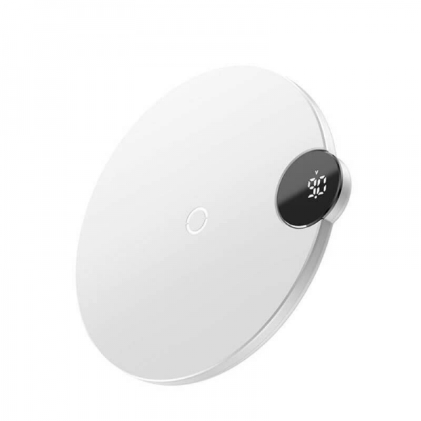 Беспроводное зарядное устройство Wireless Charger Baseus Digtal LED Display white
Беспроводное зарядное устройство Wireless Charger Baseus Digtal LED Display white