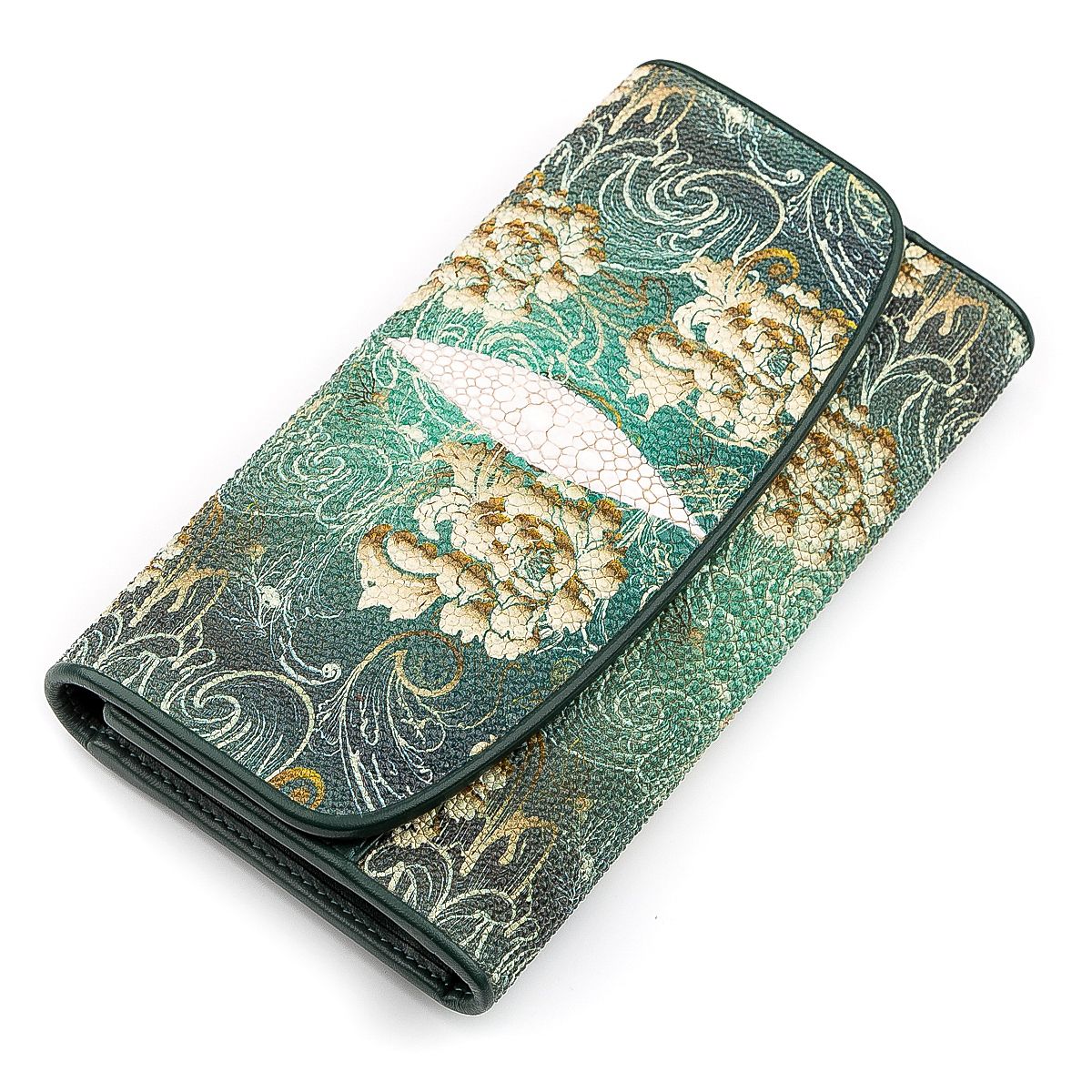 Кошелек женский STINGRAY LEATHER 18285 из натуральной кожи морского ската Зеленый
Кошелек женский STINGRAY LEATHER 18285 из натуральной кожи морского ската Зеленый