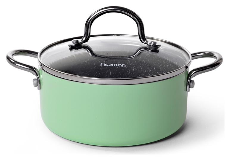Кастрюля Mini Chef Green 1.3л с антипригарным покрытием Fissman (TР01632317200)
Кастрюля Mini Chef Green 1.3л с антипригарным покрытием Fissman (TР01632317200)