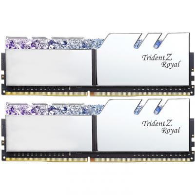 Модуль памяти для компьютера DDR4 16GB (2x8GB) 3600 MHz Trident Z RGB Royal Silver G.Skill (F4-3600C
Модуль памяти для компьютера DDR4 16GB (2x8GB) 3600 MHz Trident Z RGB Royal Silver G.Skill (F4-3600C