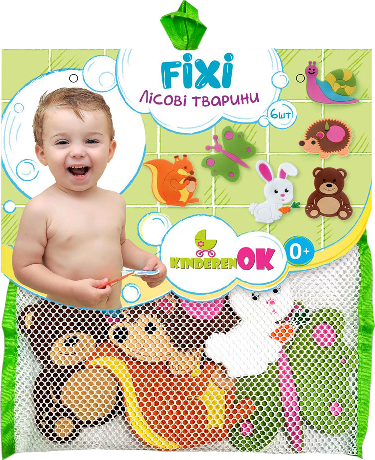 Набор для купания Kinderenok Фигурки животных на присосках Fixi Лесные животные ('040313)
Набор для купания Kinderenok Фигурки животных на присосках Fixi Лесные животные ('040313)
