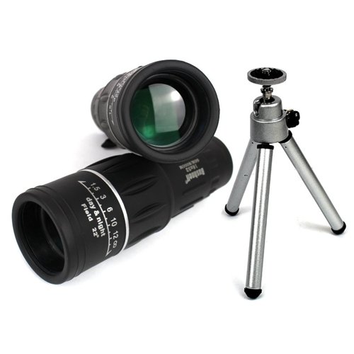 Монокуляр Bushnell 16x52 с двойной фокусировкой с креплением для телефона и треногой R178414
Монокуляр Bushnell 16x52 с двойной фокусировкой с креплением для телефона и треногой R178414