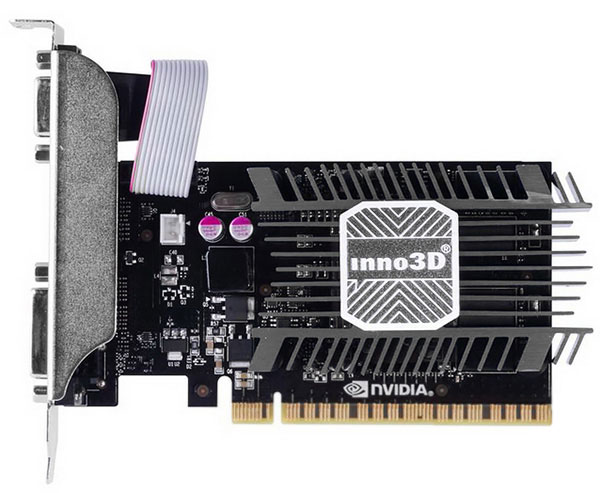 INNO3D PCI-Ex GeForce GT 730 LP 1024MB DDR3 (64bit) (902/1600) (DVI, VGA, HDMI) (N730-1SDV-D3BX)
INNO3D PCI-Ex GeForce GT 730 LP 1024MB DDR3 (64bit) (902/1600) (DVI, VGA, HDMI) (N730-1SDV-D3BX)