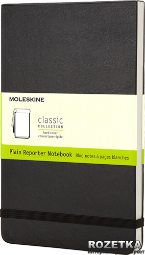 Записная книга Moleskine Reporter 13 х 21 см 240 страниц без линовки Черная (9788883705533)
Записная книга Moleskine Reporter 13 х 21 см 240 страниц без линовки Черная (9788883705533)