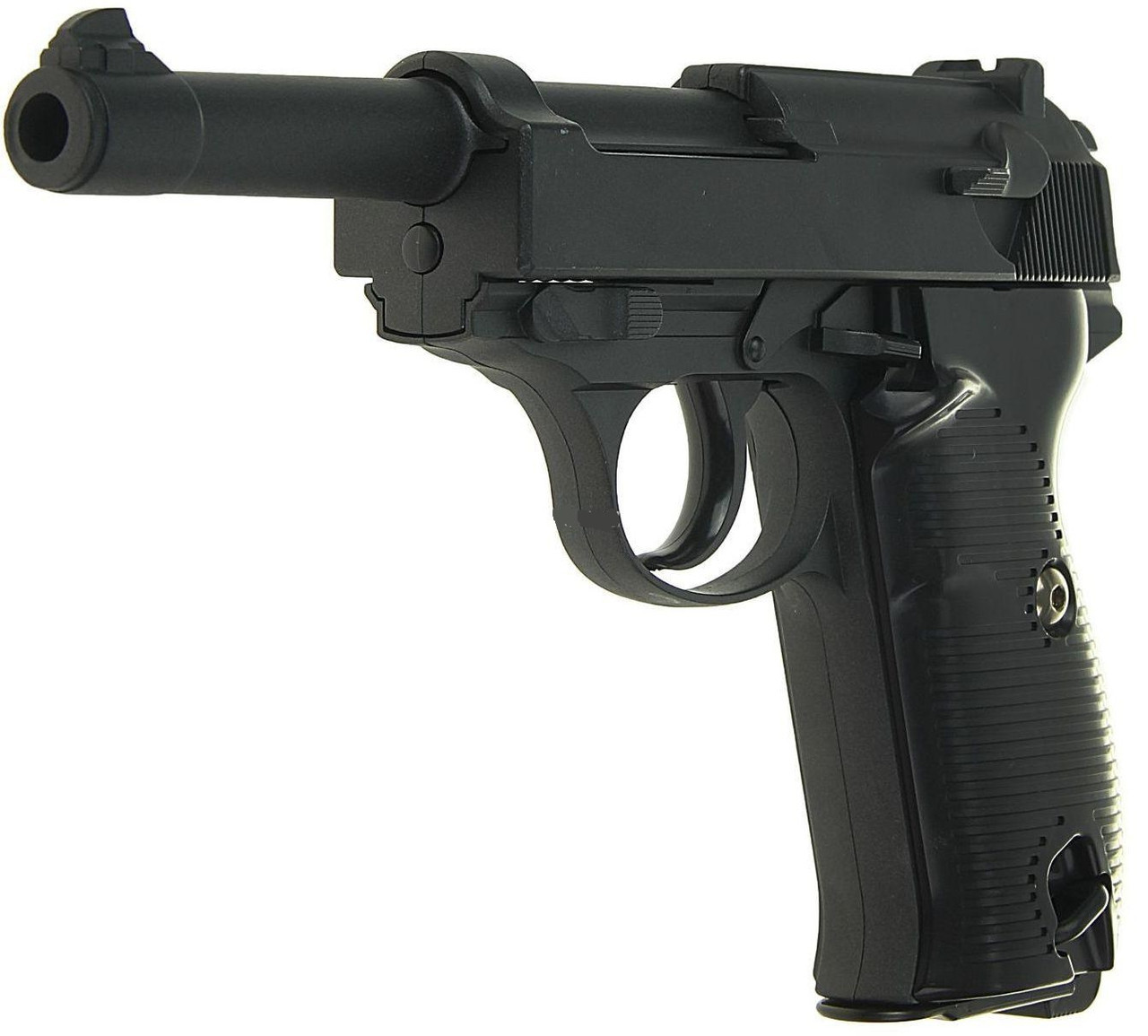 Спринговый металлический пистолет пистолеты на пульках Galaxy G21 (Walther P38), Вальтер
Спринговый металлический пистолет пистолеты на пульках Galaxy G21 (Walther P38), Вальтер