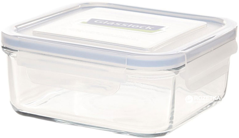 Пищевой контейнер квадратный Glasslock 900 мл (MCSB-090)
Пищевой контейнер квадратный Glasslock 900 мл (MCSB-090)