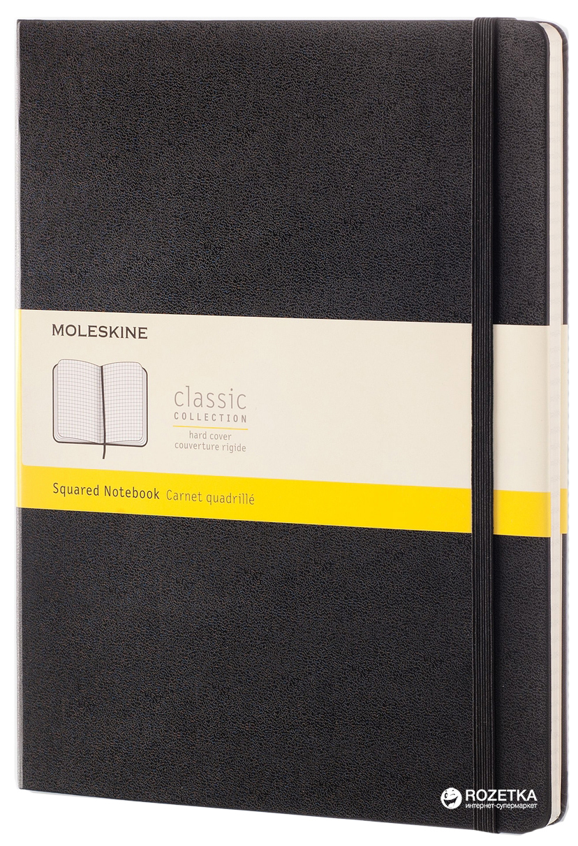Записная книга Moleskine Classic 19 х 25 см 192 страницы в клетку Черная (8051272895292)
Записная книга Moleskine Classic 19 х 25 см 192 страницы в клетку Черная (8051272895292)