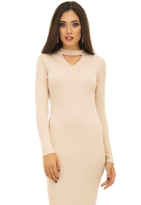 Платье G&M k-33244 42 Размер цвет бежевый 
Платье G&M k-33244 42 Размер цвет бежевый