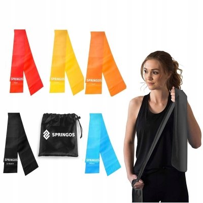 Лента-эспандер для спорта и реабилитации Springos Flat Band 5 шт 200 х 15 cм 1-8 кг (SKL41-277772)
Лента-эспандер для спорта и реабилитации Springos Flat Band 5 шт 200 х 15 cм 1-8 кг (SKL41-277772)