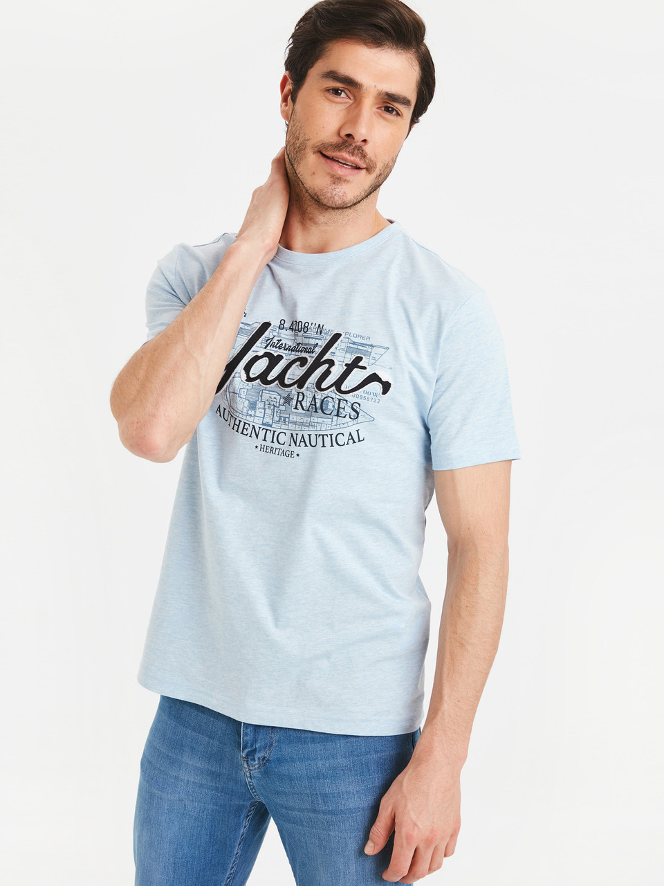 Мужская футболка LС Waikiki с нашивкой Yacht Голубая (LCW T-shirt -1695-1, Мужская футболка LС Waikiki с нашивкой Yacht M Голубая (LCW T-shirt -1695-1)
Мужская футболка LС Waikiki с нашивкой Yacht Голубая (LCW T-shirt -1695-1, Мужская футболка LС Waikiki с нашивкой Yacht M Голубая (LCW T-shirt -1695-1)