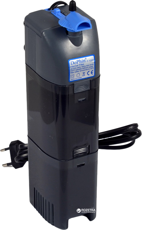 Внутренний фильтр KW Zone Dophin F-1200 500 л/ч 5.8 Вт для аквариумов до 120 л (6938104010967)
Внутренний фильтр KW Zone Dophin F-1200 500 л/ч 5.8 Вт для аквариумов до 120 л (6938104010967)