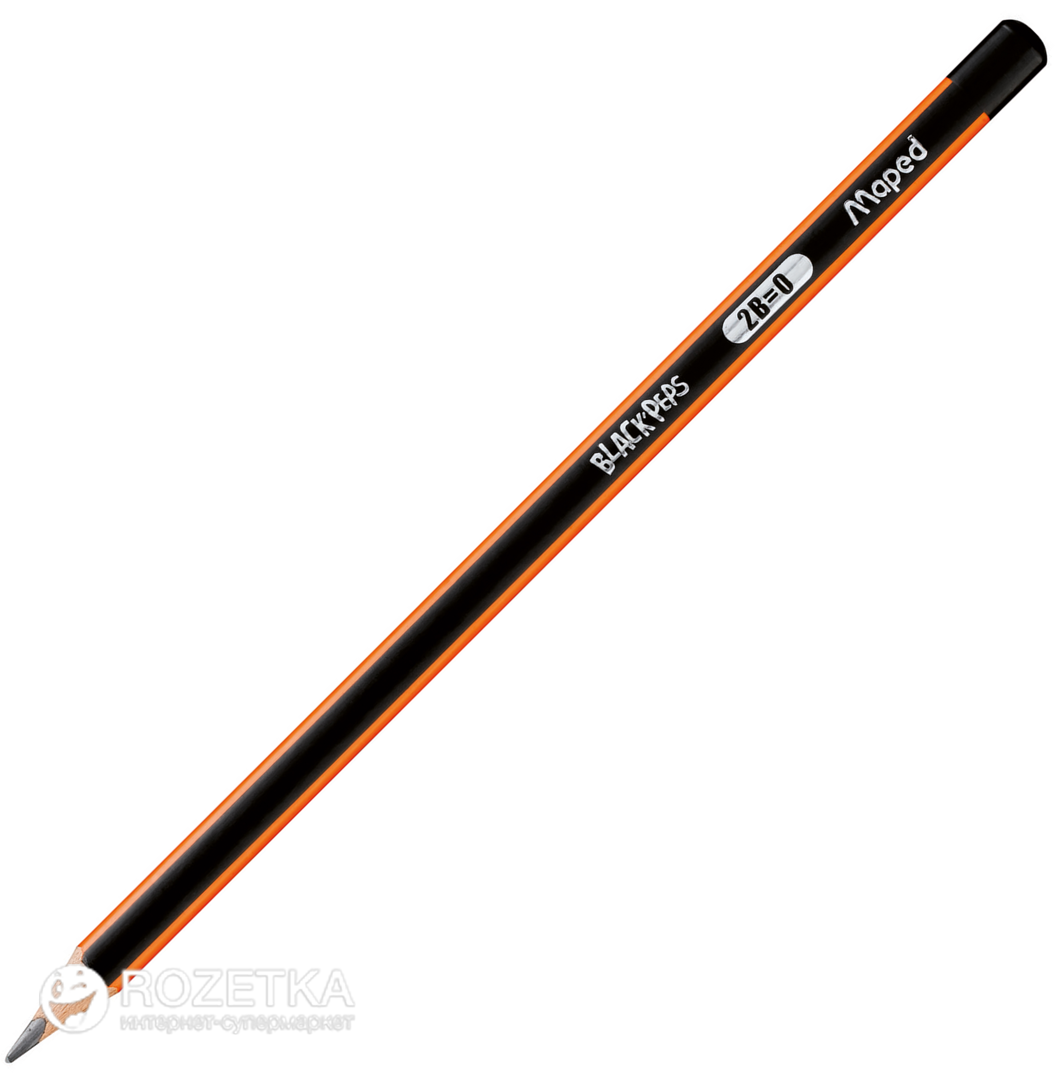 Набор карандашей графитовых 12 шт Maped Black Peps 2B Черно-оранжевый (MP.850022)
Набор карандашей графитовых 12 шт Maped Black Peps 2B Черно-оранжевый (MP.850022)