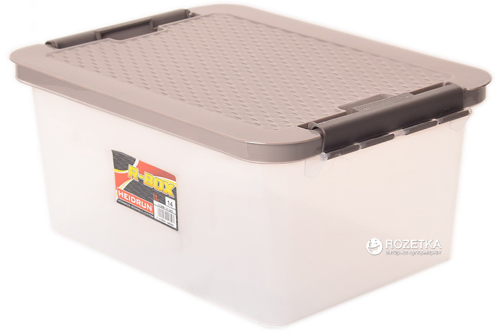 Бокс для хранения Heidrun R-box пластиковый с клипами 14 л Коричневый (4604_коричневый)
Бокс для хранения Heidrun R-box пластиковый с клипами 14 л Коричневый (4604_коричневый)