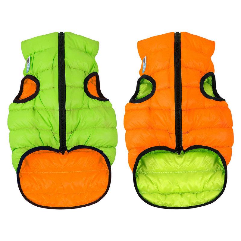 Курточка двусторонняя AiryVest для собак XS25 оранжево-cалатовая 1598 (4820152569998)
Курточка двусторонняя AiryVest для собак XS25 оранжево-cалатовая 1598 (4820152569998)