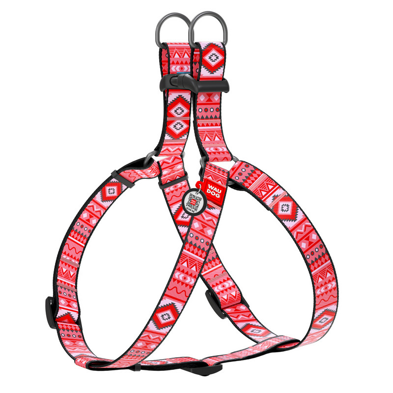 Шлея WAUDOG Nylon Этно красный нейлон разноцветный с QR паспортом 4628 (4823089314617)
Шлея WAUDOG Nylon Этно красный нейлон разноцветный с QR паспортом 4628 (4823089314617)