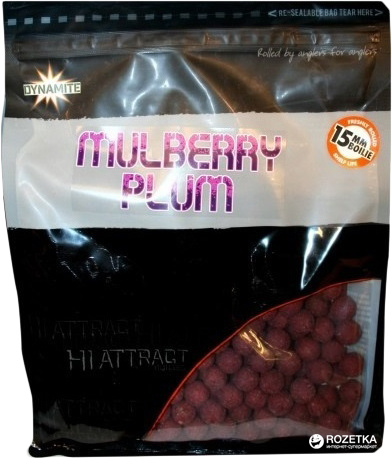 Бойлы тонущие Dynamite Baits Mulberry Plum Hi-Attract Shelf Life 15 мм 1 кг (DY1010)
Бойлы тонущие Dynamite Baits Mulberry Plum Hi-Attract Shelf Life 15 мм 1 кг (DY1010)