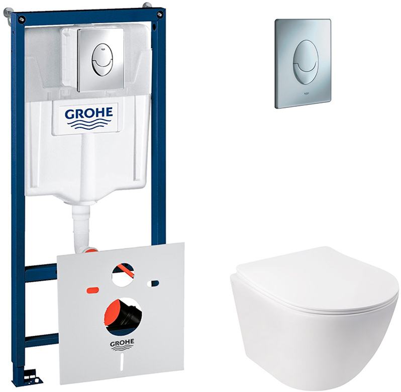 Инсталляция GROHE Rapid SL 38721001 + унитаз QTAP Jay QT07335176W с сиденьем Soft Close дюропласт
Инсталляция GROHE Rapid SL 38721001 + унитаз QTAP Jay QT07335176W с сиденьем Soft Close дюропласт