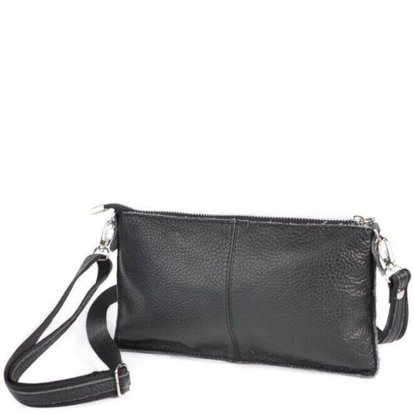 Женский клатч из кожи Камелия (М224 black) 
Женский клатч из кожи Камелия (М224 black)