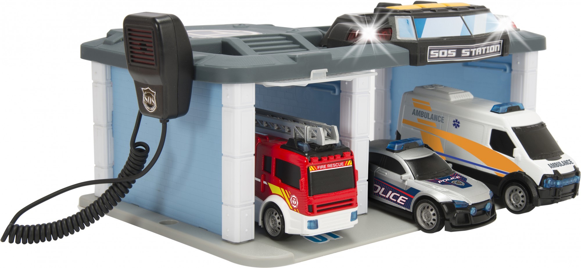 Игровой набор Dickie Toys Спасательный центр со звуковыми и световыми эффектами 3 машины (3716015)
Игровой набор Dickie Toys Спасательный центр со звуковыми и световыми эффектами 3 машины (3716015)