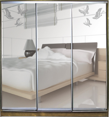 Шкаф купе Luxe Studio Стандарт-1 Зеркало с Пескоструем-13 2400x2400x450 трехдверный
Шкаф купе Luxe Studio Стандарт-1 Зеркало с Пескоструем-13 2400x2400x450 трехдверный