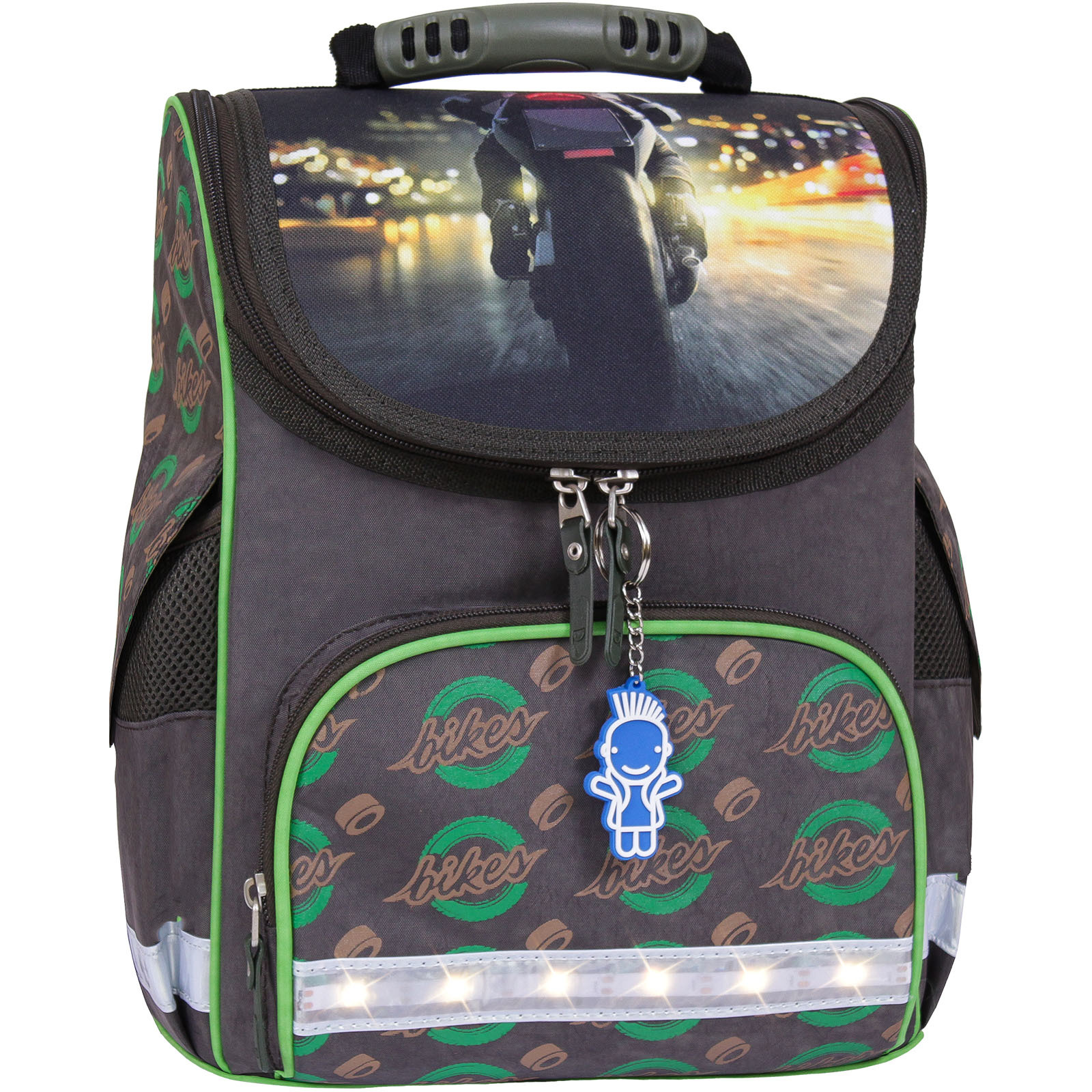 Рюкзак школьный каркасный с фонариками Успех 12 л. Bagland 34 x 25 x 14 см Хаки 000018713
Рюкзак школьный каркасный с фонариками Успех 12 л. Bagland 34 x 25 x 14 см Хаки 000018713