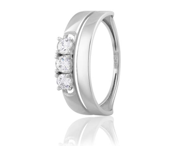 Кольцо из белого золота с камнями SWAROVSKI Zirconia "Трио", КД4250/1SW, 16.5 размер
Кольцо из белого золота с камнями SWAROVSKI Zirconia "Трио", КД4250/1SW, 16.5 размер
