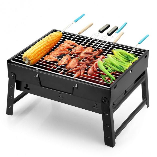 Складной барбекю гриль Компактный портативный гриль BBQ Grill Portable №A 183 + решетка для гриля
Складной барбекю гриль Компактный портативный гриль BBQ Grill Portable №A 183 + решетка для гриля