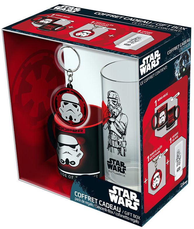 Подарочный набор ABYstyle Star Wars Trooper Стакан + Брелок + мини Чашка (Штурмовик) (ABYPCK084)
Подарочный набор ABYstyle Star Wars Trooper Стакан + Брелок + мини Чашка (Штурмовик) (ABYPCK084)