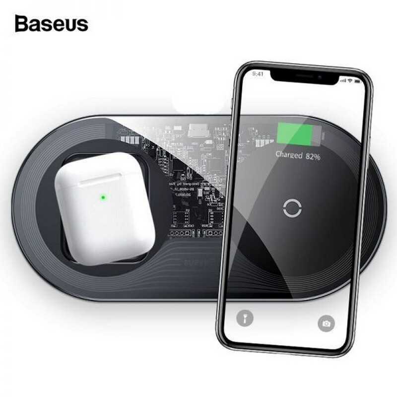 Беспроводная зарядка Baseus Simple 2в1 18W Quick Charge 3.0 Type-C для телефона и airpods (WXJK-01)
Беспроводная зарядка Baseus Simple 2в1 18W Quick Charge 3.0 Type-C для телефона и airpods (WXJK-01)
