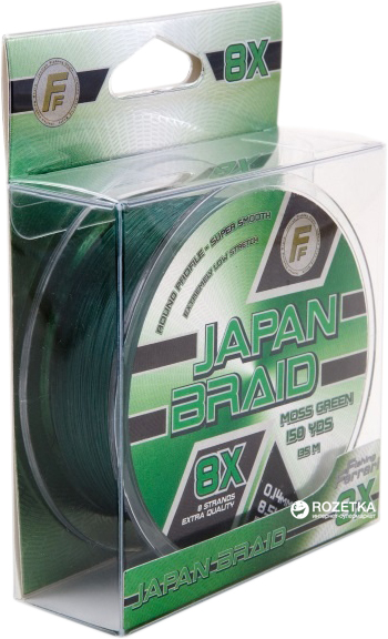 Шнур Lineaeffe FF Japan Braid 8X PE Moss Green 135 м 0.14 мм 8.5 кг Темно-зеленый (3009814)
Шнур Lineaeffe FF Japan Braid 8X PE Moss Green 135 м 0.14 мм 8.5 кг Темно-зеленый (3009814)