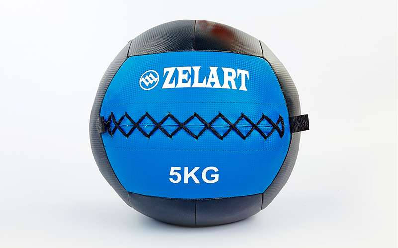 Мяч волбол для кроссфита и фитнеса 5кг Zelart WALL BALL FI-5168-5 (PU, наполнитель-метал. гранулы, d-33см, черный-синий)
Мяч волбол для кроссфита и фитнеса 5кг Zelart WALL BALL FI-5168-5 (PU, наполнитель-метал. гранулы, d-33см, черный-синий)