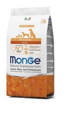Сухой корм Monge DOG All breeds Adult duck rice для взрослых собак всех пород утка 2,5 кг
Сухой корм Monge DOG All breeds Adult duck rice для взрослых собак всех пород утка 2,5 кг