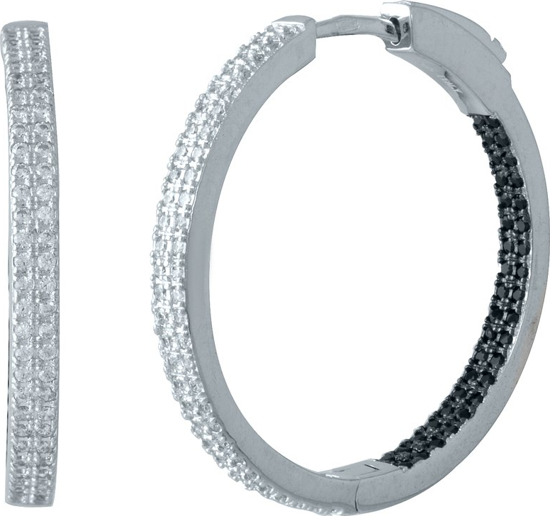 Серебряные серьги SilverBreeze с фианитами 
Серебряные серьги SilverBreeze с фианитами