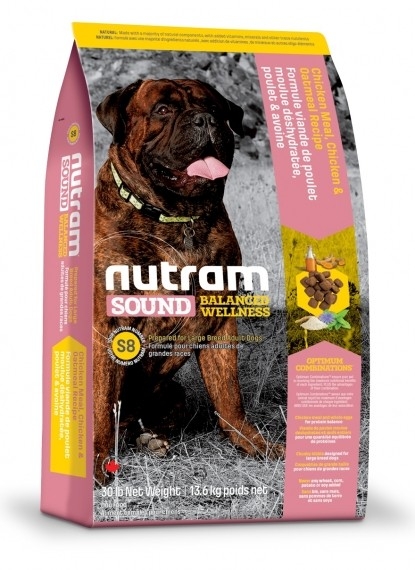 Сухой корм Nutram S8 Sound Balanced Wellness Large Breed Adult Dog для взрослых собак крупных пород 11,4 кг
Сухой корм Nutram S8 Sound Balanced Wellness Large Breed Adult Dog для взрослых собак крупных пород 11,4 кг